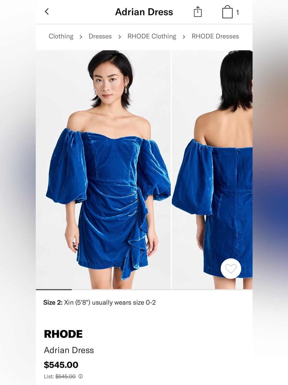 Rhode Adrien Dress